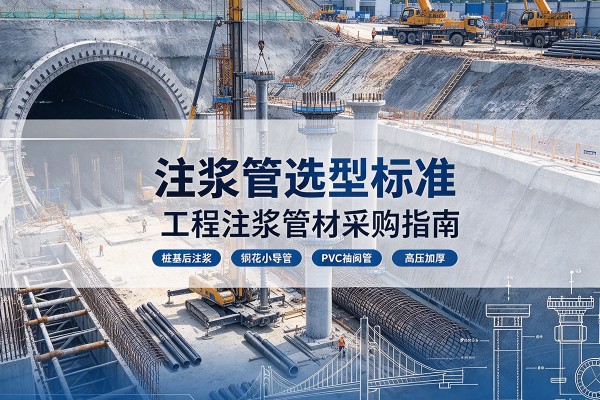 郴州注浆管选型标准