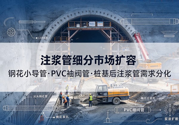 郴州注浆管细分市场扩容，隧道钢花小导管、PVC 袖阀管、桩基后注浆管需求分化